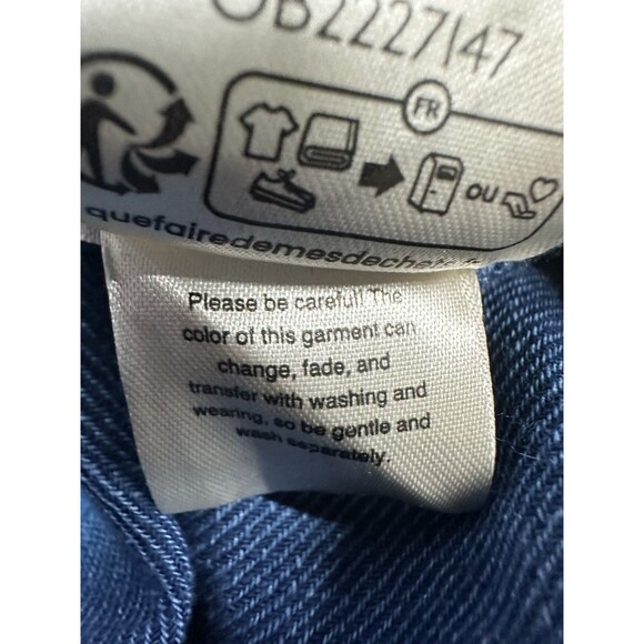 Anthropologie Parachute Jumpsuit Denim Blue Size XL - Picture 7 of 10